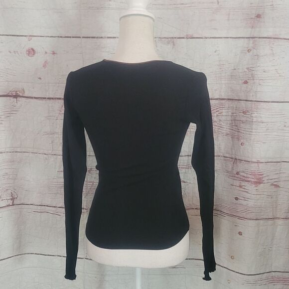 Scotch & Soda Longsleeve Crossover Top Size XS - Picture 2 of 6